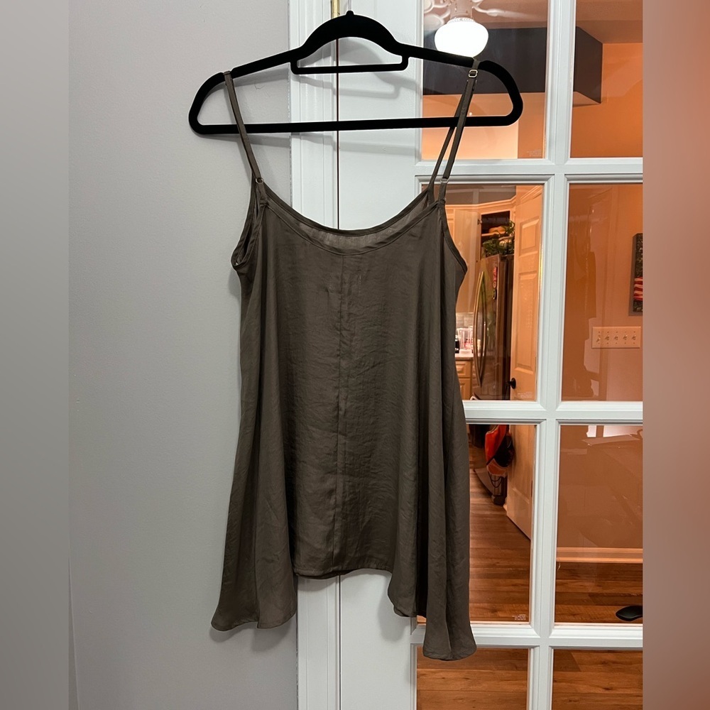 Show Me Your MuMu spaghetti strap brown camisole top sz M - Picture 3 of 6